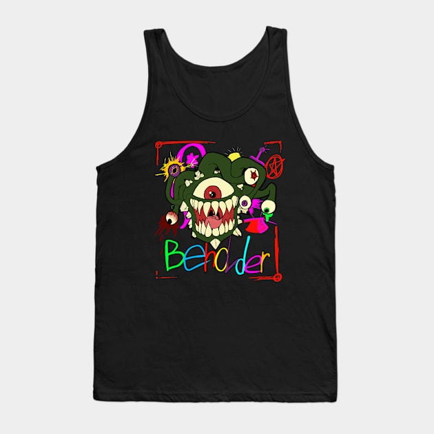 Beholder Graffiti Tank Top by PreZer0